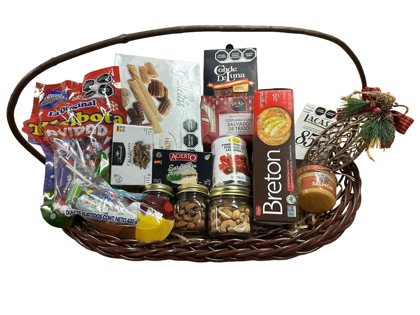 Armado de canastas navideñas originales — Canastas.com